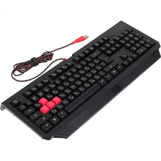 Клавиатура A4TECH BLOODY USB MULTIMEDIA FOR GAMER LED черная B125N