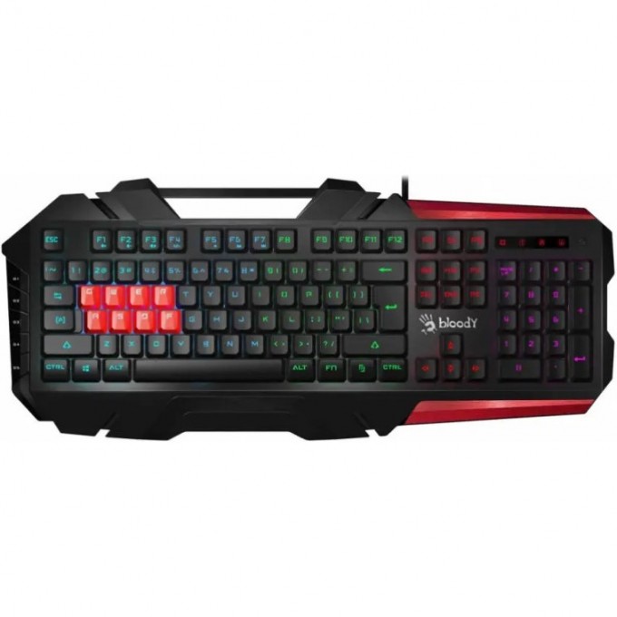 Клавиатура A4TECH BLOODY B3590R USB FOR GAMER LED черно-красная B3590R (BLACK+RED)