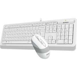 Клавиатура + мышь A4TECH BLOODY FSTYLER F1010 MULTIMEDIA USB серо-белые Клавиатура + мышь A4TECH BLOODY FSTYLER F1010 MULTIMEDIA USB серо-белые