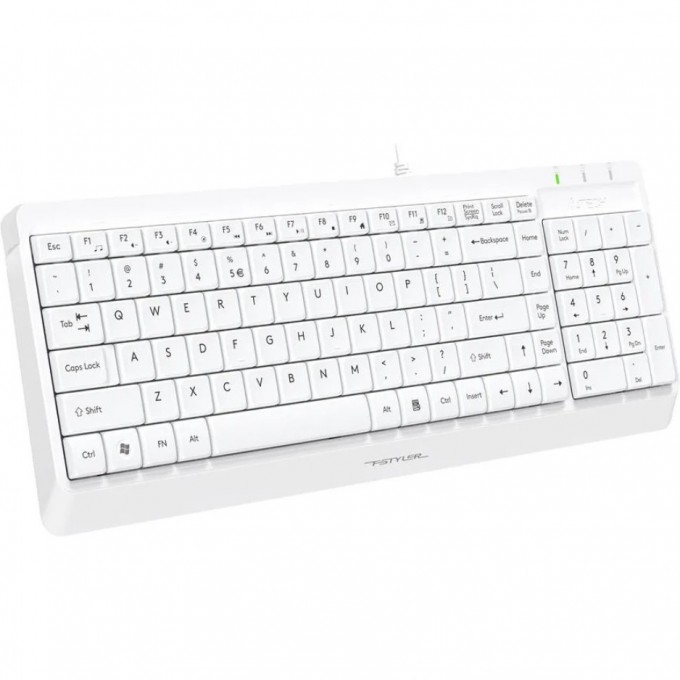 Клавиатура A4TECH BLOODY FSTYLER FK15 USB белая FK15 WHITE