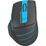 Мышь A4TECH BLOODY FSTYLER FG30 оптическая беспроводная USB серо-синяя FG30 BLUE