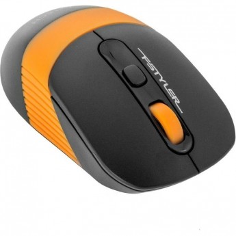 Мышь A4TECH BLOODY FSTYLER FG10 оптическая беспроводная USB черно-оранжевая