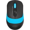 Мышь A4TECH BLOODY FSTYLER FG10 оптическая беспроводная USB черно-синяя FG10 BLUE