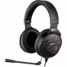 Наушники с микрофоном A4TECH BLOODY 1.3м мониторные USB оголовье черные G600I