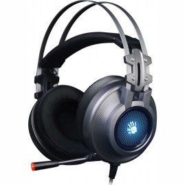 Наушники с микрофоном A4TECH BLOODY G525 2м мониторные оголовье серые