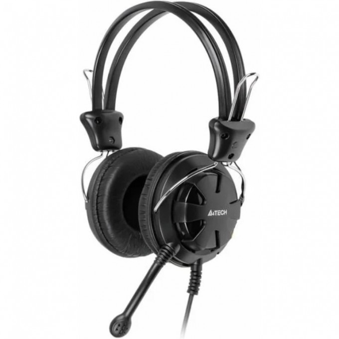 Наушники с микрофоном A4TECH BLOODY HS-28 1.8м накладные оголовье черные HS-28 (BLACK+GREY)