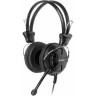 Наушники с микрофоном A4TECH BLOODY HS-28 1.8м накладные оголовье черные HS-28 (BLACK+GREY)