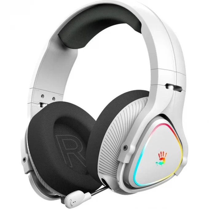 Гарнитура игровая A4TECH BLOODY MR710 мониторные беспроводные bluetooth радио серый MR710 GREY Гарнитура игровая A4TECH BLOODY MR710 мониторные беспроводные bluetooth радио серый MR710 GREY