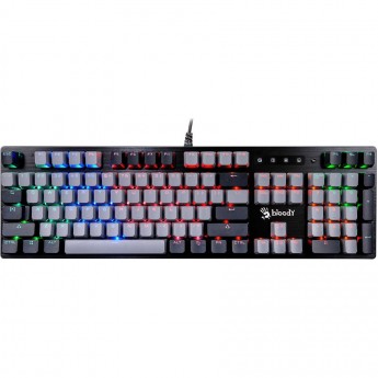 Клавиатура A4TECH BLOODY B828N FOR GAMER LED USB черно-серая