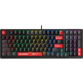 Клавиатура A4TECH BLOODY S98 USB FOR GAMER LED механическая красный