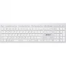 Клавиатура A4TECH FSTYLER FBX50C MULTIMEDIA SLIM BLUETOOTH RADIO USB белая FBX50C WHITE