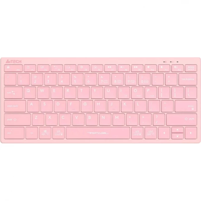 Клавиатура A4TECH FSTYLER FBX51C MULTIMEDIA SLIM BLUETOOTH RADIO USB розовая FBX51C PINK Клавиатура A4TECH FSTYLER FBX51C MULTIMEDIA SLIM BLUETOOTH RADIO USB розовая FBX51C PINK