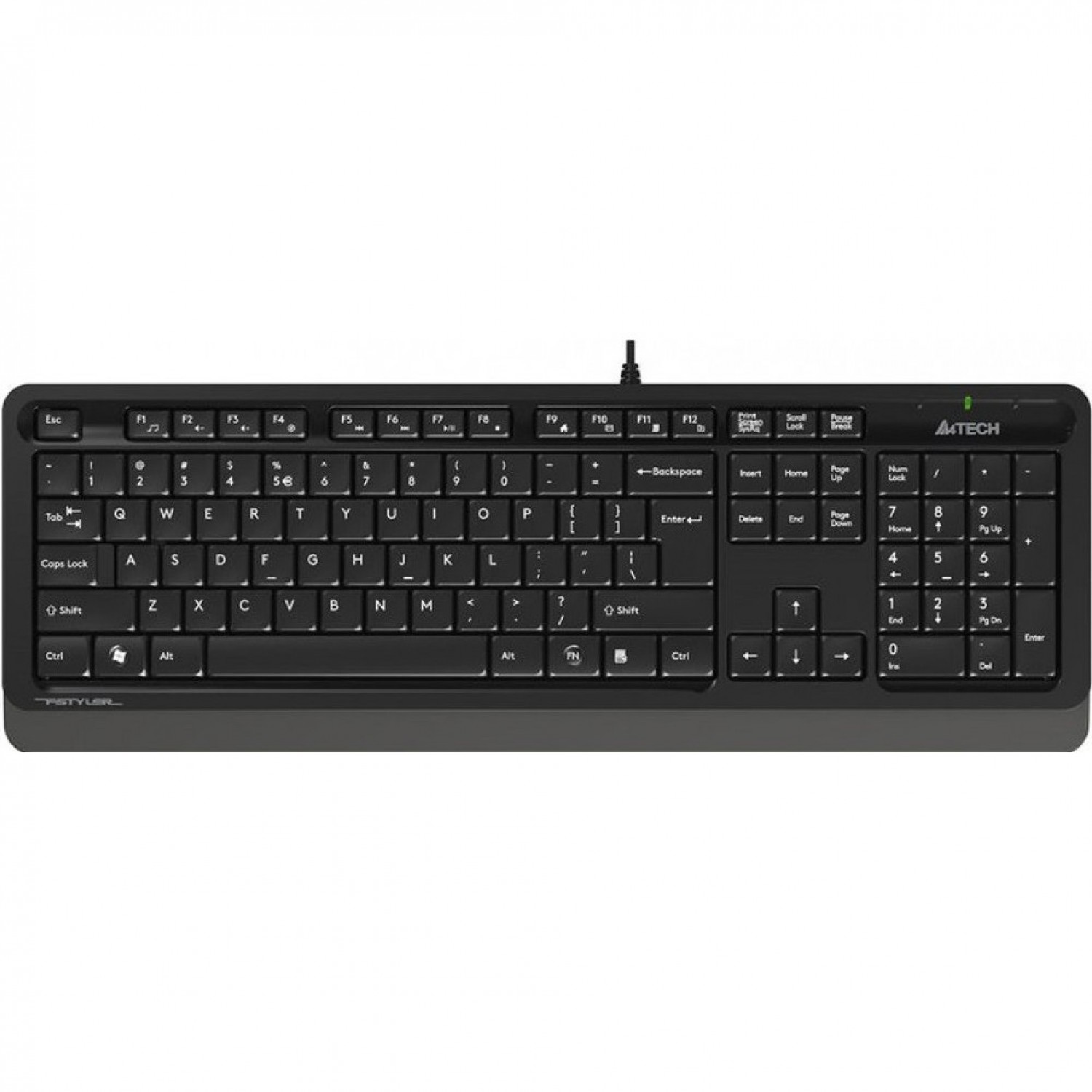 Клавиатура A4TECH FSTYLER FK10 USB черно-серая FK10 GREY. Купить ...