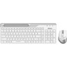 Клавиатура + мышь A4TECH FSTYLER FB2535C USB беспроводная белые FB2535C ICY WHITE