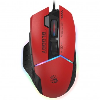 Мышь A4TECH BLOODY W95 MAX SPORTS оптическая 12000dpi USB красный/черный