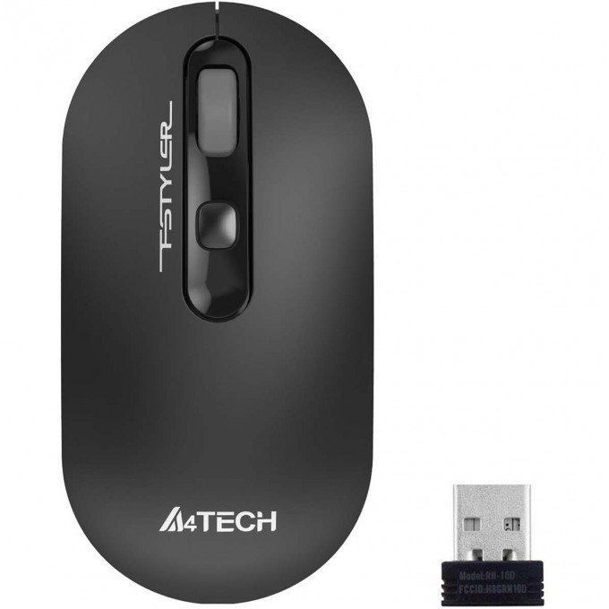 Мышь A4TECH FSTYLER FG20S беспроводная оптическая 2000dpi silent серый FG20S USB GREY