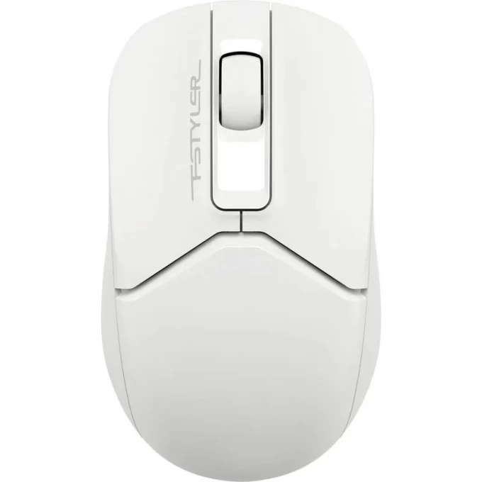 Мышь A4TECH FSTYLER оптическая беспроводная USB белый FG12S