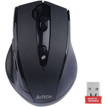 Мышь A4TECH V-TRACK G10-810FS, оптическая, беспроводная, USB, черный