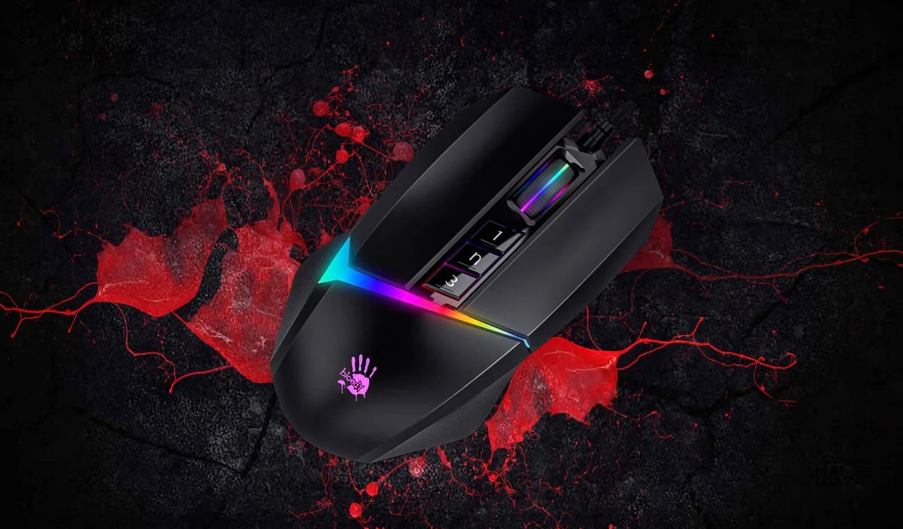 Обзор A4TECH W60 MAX. Проводная геймерская мышь с откликом в 1 мс и  красивой RGB-подсветкой