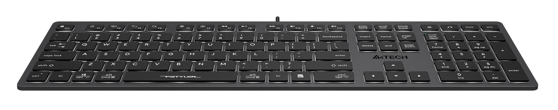 Обзор A4TECH FSTYLER FX60. Проводная ножничная клавиатура с компактными ...