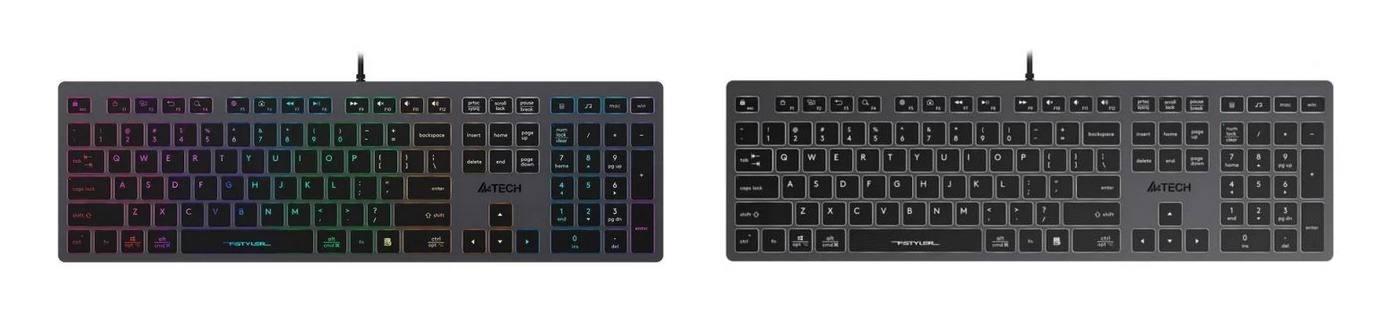 Обзор A4TECH FSTYLER FX60. Проводная ножничная клавиатура с компактными ...