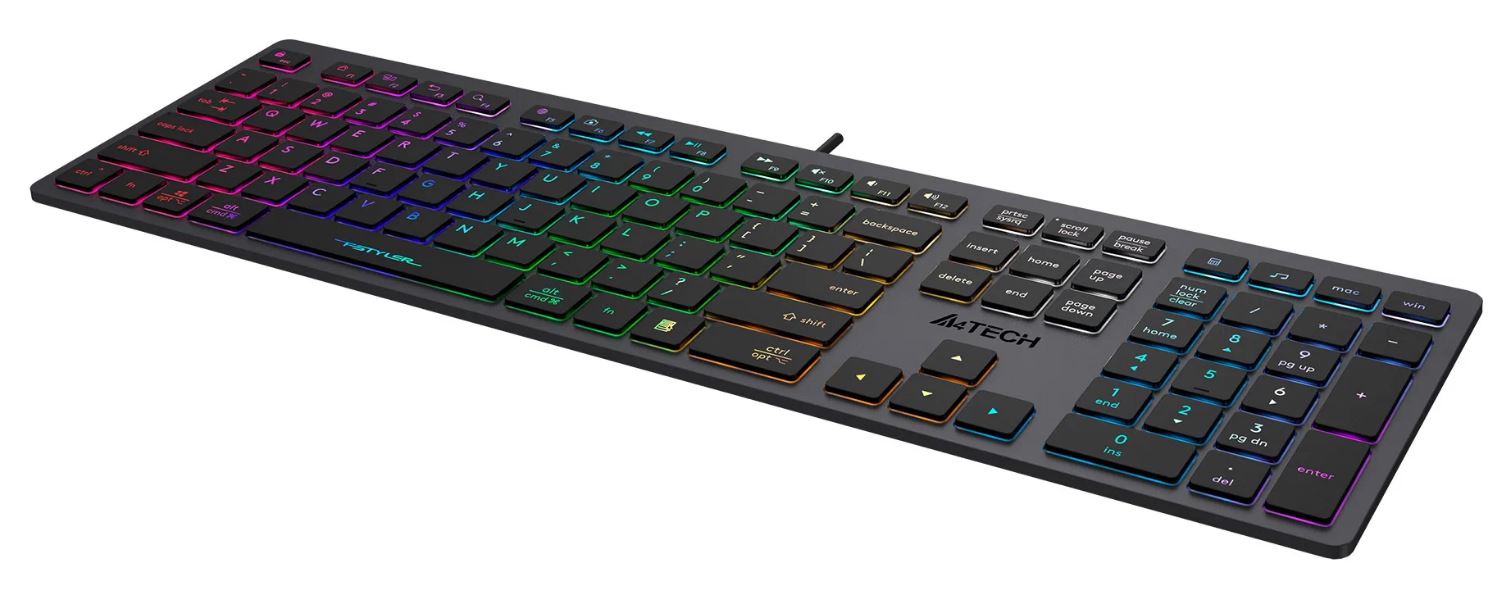 Обзор A4TECH FSTYLER FX60. Проводная ножничная клавиатура с компактными ...