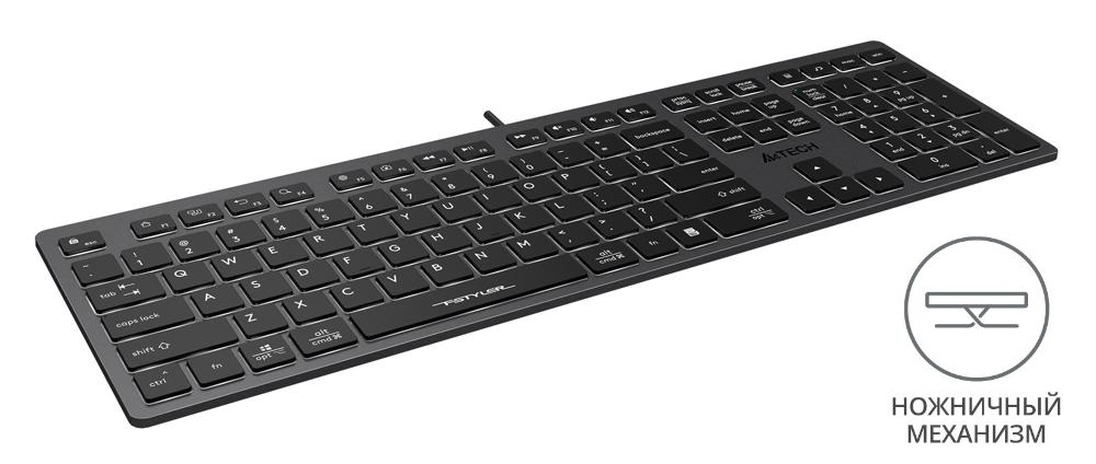 Обзор A4TECH FSTYLER FX60H. Компактная клавиатура с ножничным ...